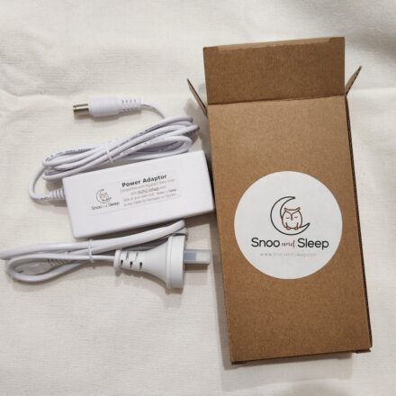 White Australian/New Zealand plug power adapter for Snoo Smart Sleeper